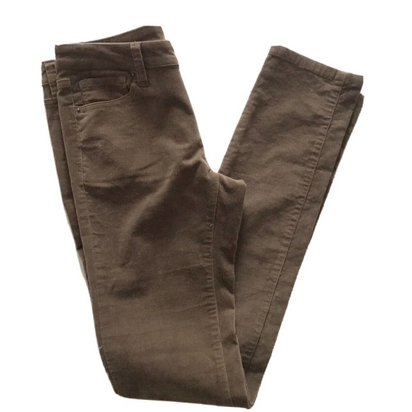 Chor | Women's Brown Belt Looped Straight Leg Corduroy Pants Size 3 - Picture 5 of 10